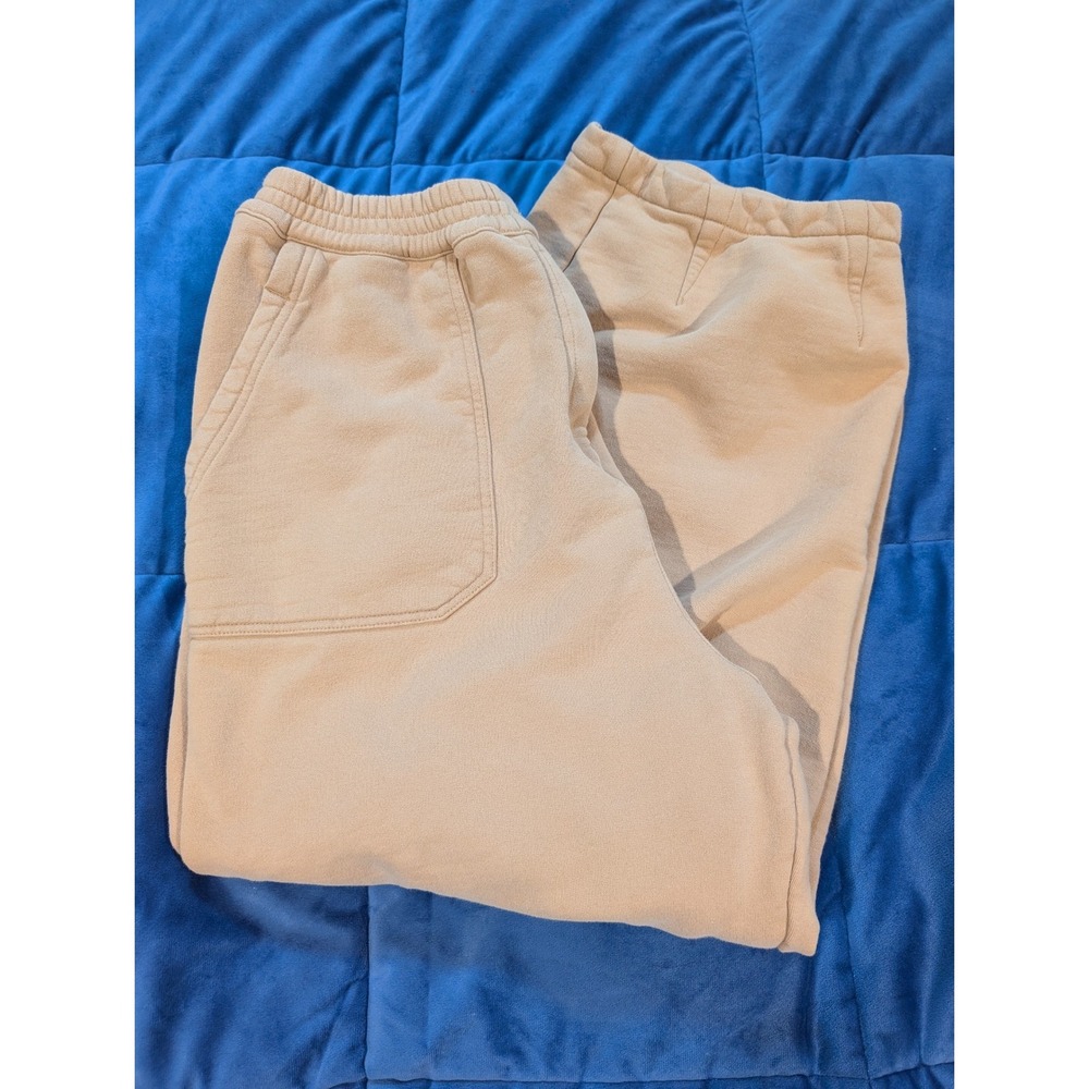 L.F. Markey Andrea Sweatpants Womens 12 Tan Utility Cotton Joggers High Rise‎